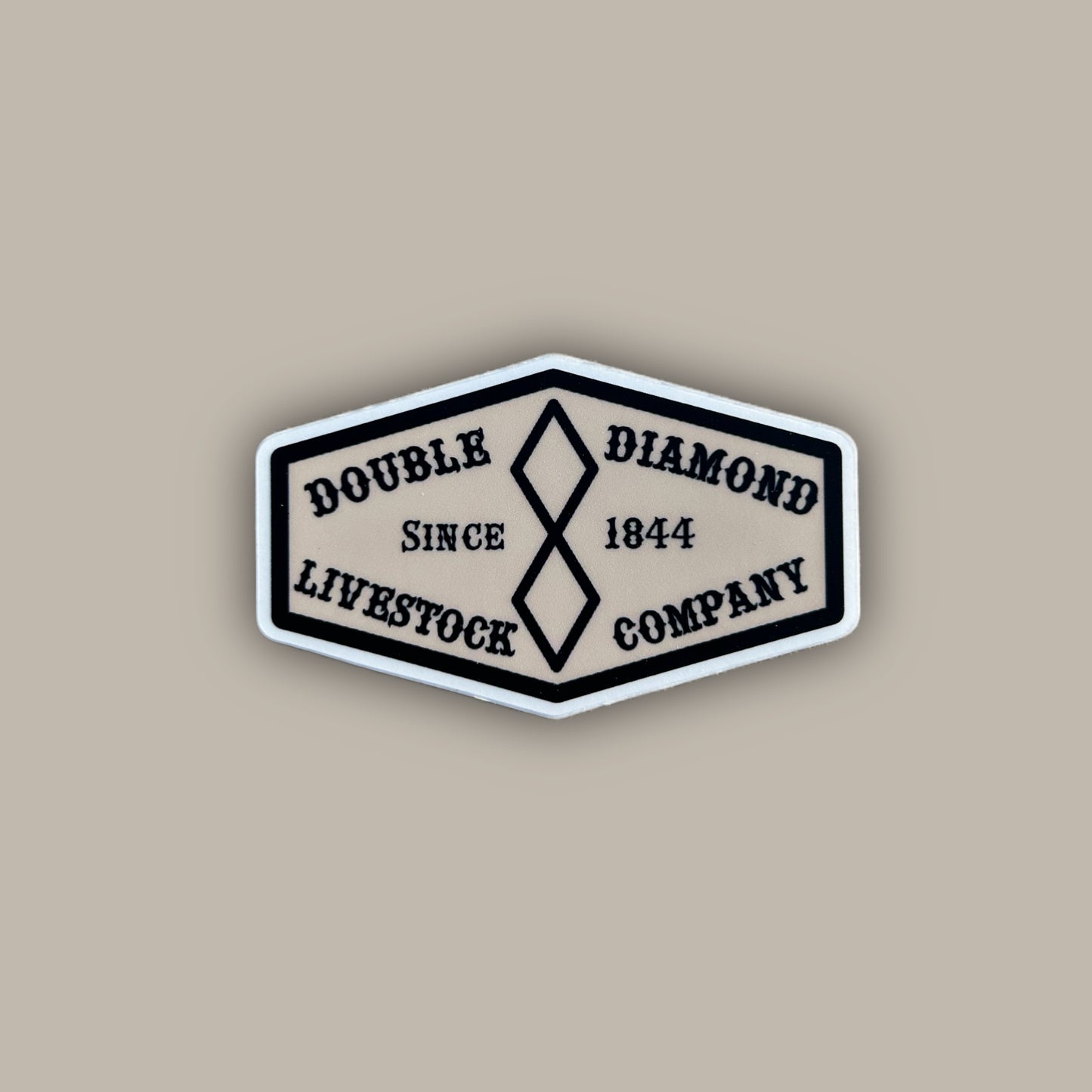 Double Diamond Livestock Logo Sticker